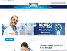 Tablet Screenshot of oralb.com.ar